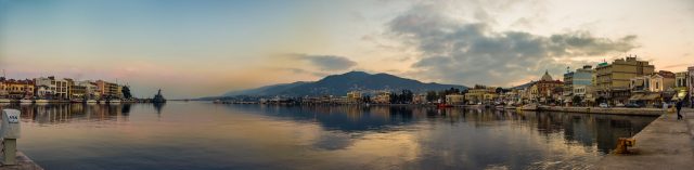 The Greek island of Lesvos.